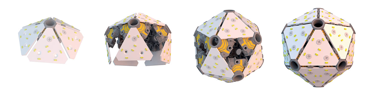 Promemoria Icosaedro detail